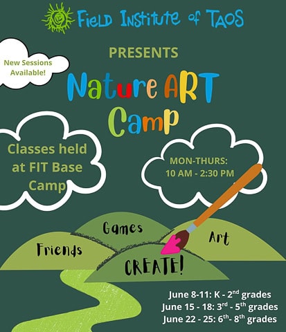 Nature Art Camp Flyer 2026 - 2
